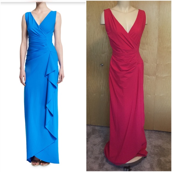 Chiara Boni Dresses & Skirts - Chiara Petite Chastity Sleeveless Ruched Gown